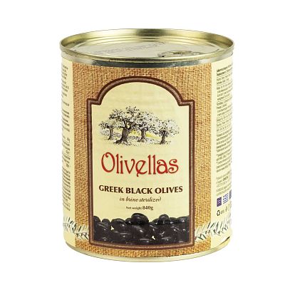 Маслины Olivellas, S.Mammoth с косточкой  840 г