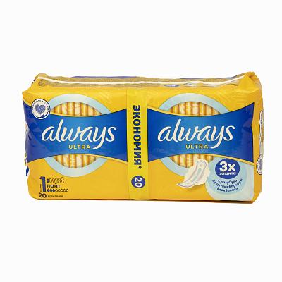  Прокладки гигиенические Always Ultra normal 20 шт в интернет-магазине свежих фермерских продуктов Apeti.ru