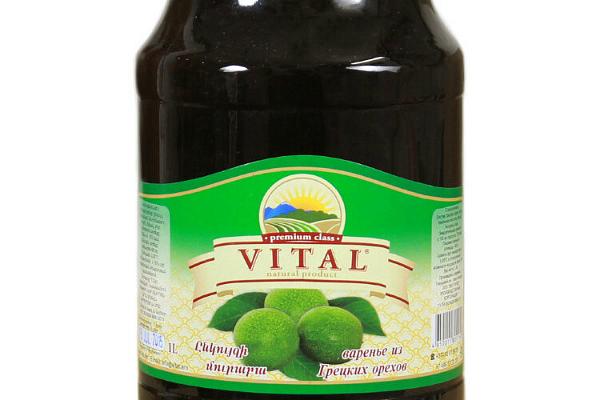  Варенье Vital из грецкого ореха 1 л в интернет-магазине продуктов с Преображенского рынка Apeti.ru