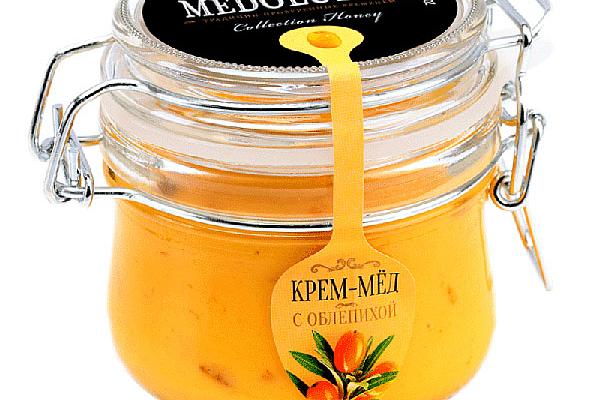 Крем-мед Medolubov с облепихой бугель 250 мл в интернет-магазине продуктов с Преображенского рынка Apeti.ru