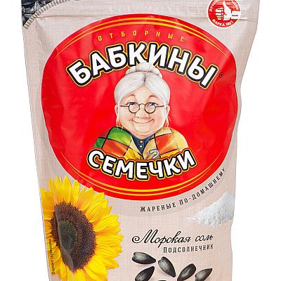  Семечки подсолнечника Бабкины семечки с морской солью 300 г в интернет-магазине свежих фермерских продуктов Apeti.ru