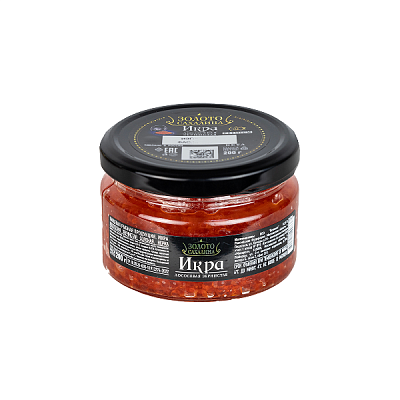  Красная икра нерки Золото Сахалина 200 г в интернет-магазине свежих фермерских продуктов Apeti.ru