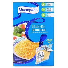  Крупа пшено Мистраль золотое в пакетах для варки 5*80 г в интернет-магазине свежих фермерских продуктов Apeti.ru