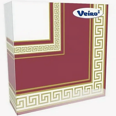 Салфетки бумажные VEIRO трехслойные 33x33 Эллада бордо 20 шт в Apeti.ru Салфетки бумажные VEIRO трехслойные 33x33 Эллада бордо 20 шт в интернет-магазине свежих фермерских продуктов Apeti.ru