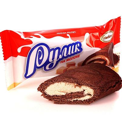  Мини-рулеты Акконд Рулик карамелизированное молоко 250 г в интернет-магазине свежих фермерских продуктов Apeti.ru