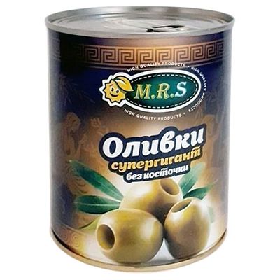 Оливки M.R.S супергигант без косточки 850 мл