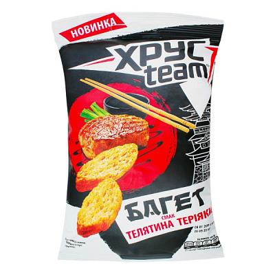  Сухарики Хрусteam Багет говядина терияки 60 г в интернет-магазине свежих фермерских продуктов Apeti.ru