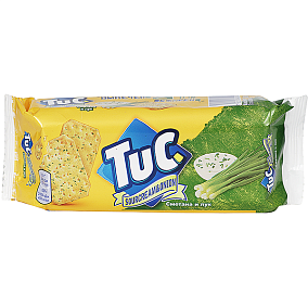  Крекер TUC со вкусом сметаны и лука 100 г в интернет-магазине свежих фермерских продуктов Apeti.ru