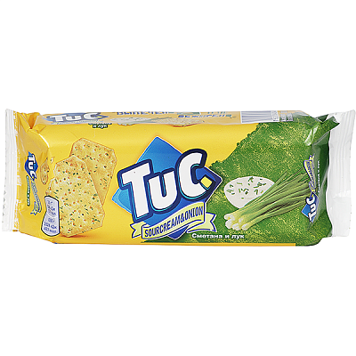  Крекер TUC со вкусом сметаны и лука 100 г в интернет-магазине свежих фермерских продуктов Apeti.ru