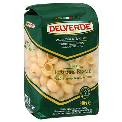 Макаронные изделия Delverde Lumache Rigate №039 500 г в Apeti.ru Макаронные изделия Delverde Lumache Rigate №039 500 г в интернет-магазине свежих фермерских продуктов Apeti.ru