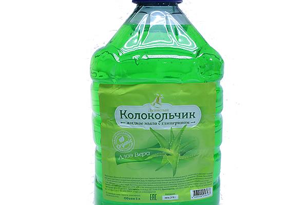  Жидкое мыло с глицерином Алоэ Вера Колокольчик, 5 л в интернет-магазине продуктов с Преображенского рынка Apeti.ru