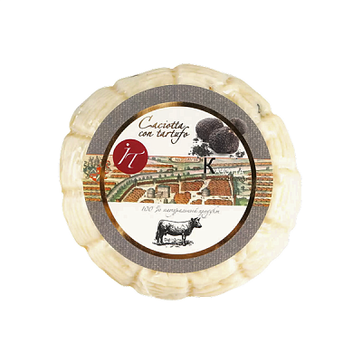  Сыр Качотта с трюфелем, 200 гр Итальянские традиции в интернет-магазине свежих фермерских продуктов Apeti.ru