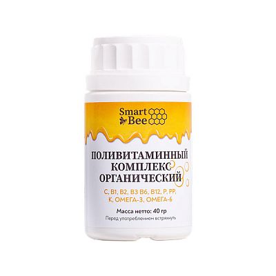 Поливитаминный комплекс Smart Bee органический с витаминами 40 г
