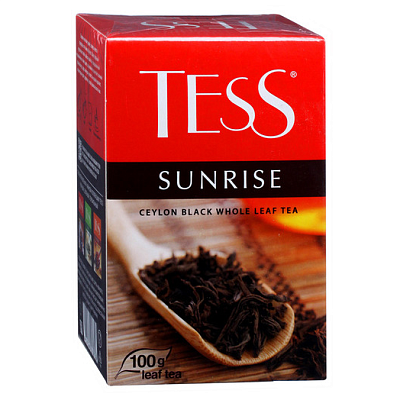 Чай черный Tess Sunrise крупнолистовой цейлонский 100 г в Apeti.ru Чай черный Tess Sunrise крупнолистовой цейлонский 100 г в интернет-магазине свежих фермерских продуктов Apeti.ru