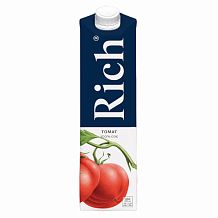 Сок Rich 100% томатный с солью 1 л