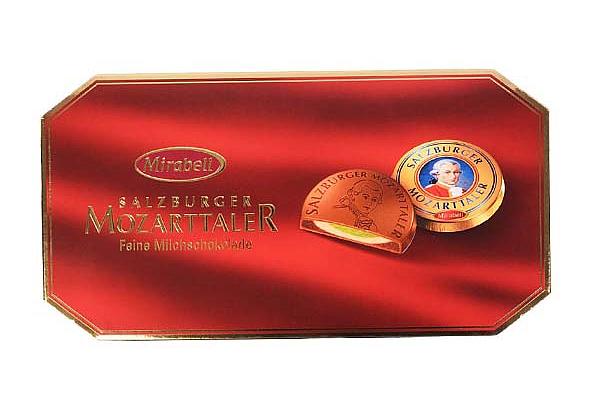  Конфеты Mozart taler из молочного шоколада 200 г в интернет-магазине продуктов с Преображенского рынка Apeti.ru