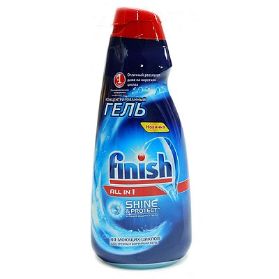 Гель для посудомоечных машин Finish Shine&Protect All-in-1 1 л