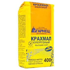  Крахмал кукурузный Гарнец высший сорт 400 г в интернет-магазине свежих фермерских продуктов Apeti.ru