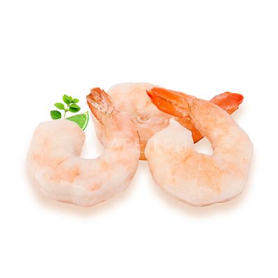 Креветки королевские очищенные с хвостиком  31-40