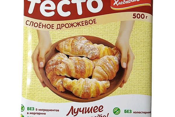 Тесто Звездное слоеное дрожжевое замороженное 500 г в интернет-магазине продуктов с Преображенского рынка Apeti.ru