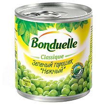 Горошек Bonduelle зеленый нежный 200 г