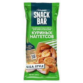  Смесь панировочная Гурмикс Snack Bar для приготовления куриных наггетсов 240 г в интернет-магазине свежих фермерских продуктов Apeti.ru