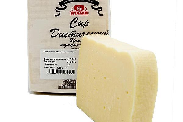  Сыр Ичалки диетический 27% 200 г в интернет-магазине продуктов с Преображенского рынка Apeti.ru