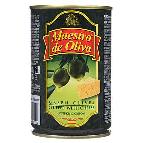  Оливки Maestro de Oliva с сыром 300 г в интернет-магазине свежих фермерских продуктов Apeti.ru