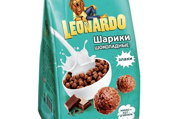  Завтрак готовый Leonardo шоколадные шарики 200 г в интернет-магазине продуктов с Преображенского рынка Apeti.ru
