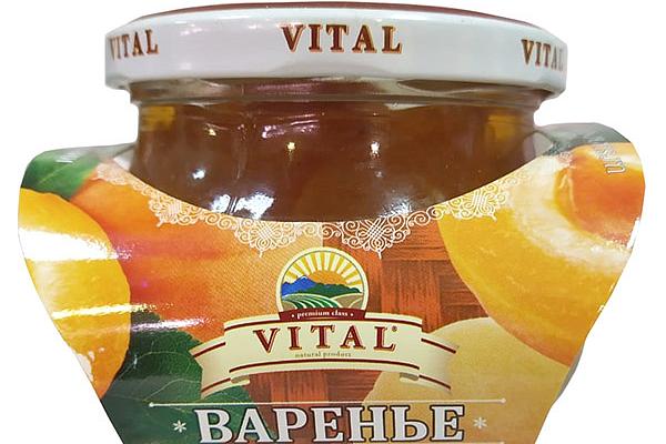  Варенье Vital из абрикоса 430 г в интернет-магазине продуктов с Преображенского рынка Apeti.ru