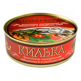  Килька балтийская обжаренная LAATSA в томатном соусе 240 г в интернет-магазине свежих фермерских продуктов Apeti.ru
