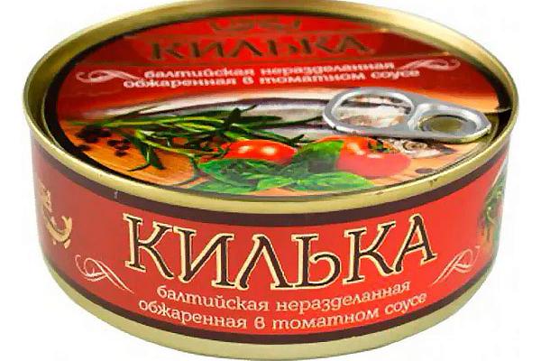 Килька балтийская обжаренная LAATSA в томатном соусе 240 г в интернет-магазине продуктов с Преображенского рынка Apeti.ru