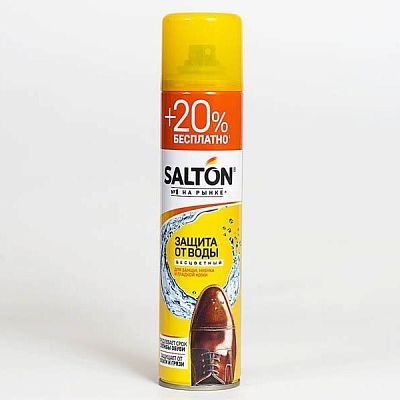 Защита от воды Salton для гладкой кожи, замши, нубука бесцветный 300 мл