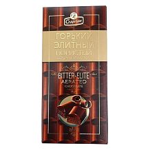 Шоколад Спартак горький элитный пористый 72% 70 г, КФ Спартак