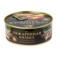 Килька За Родину обжаренная в томатном соусе 240 г