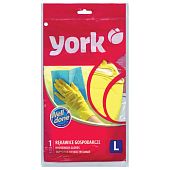Перчатки резиновые York размер L