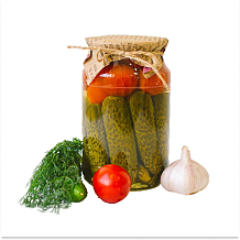 Овощное ассорти Домашние соленья 0,975 г ст/б
