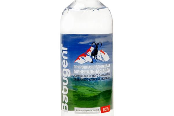  Вода Babugent негазированная минеральная ледниковая 0,37 л в интернет-магазине продуктов с Преображенского рынка Apeti.ru