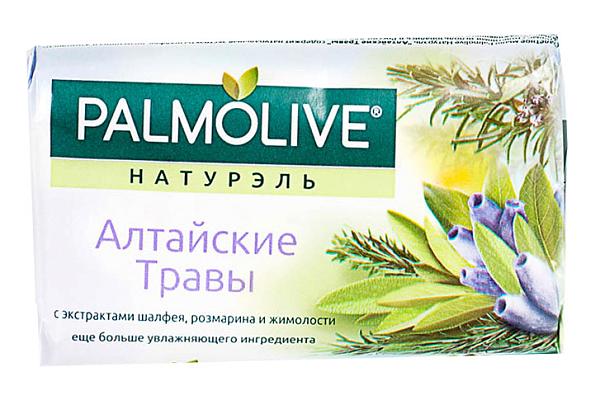  Мыло туалетное Palmolive Алтайские травы с экстрактами шалфея розмарина и жимолости 90 г в интернет-магазине продуктов с Преображенского рынка Apeti.ru