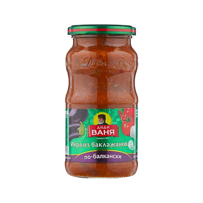 Икра из баклажанов Дядя Ваня по-балкански 460 г