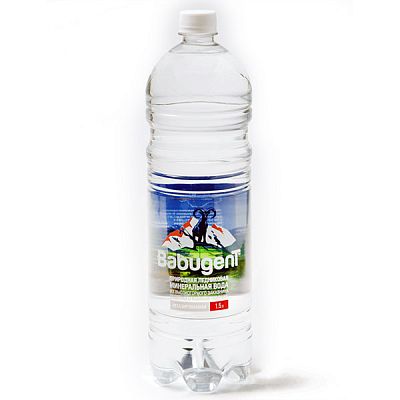 Вода Babugent негазированная минеральная ледниковая 1,5 л