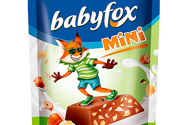  Конфеты BabyFox mini шоколадные с фундуком 120 г в интернет-магазине продуктов с Преображенского рынка Apeti.ru