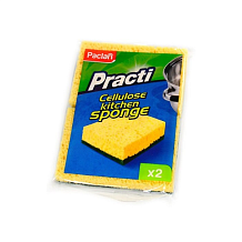 Губки для посуды Paclan Practi целлюлозные 2 шт