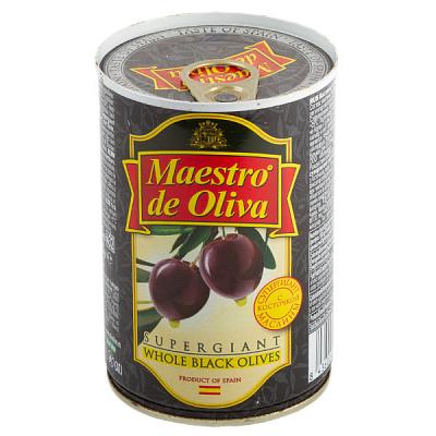  Маслины Maestro de Oliva супергигант с косточкой 425 г в интернет-магазине свежих фермерских продуктов Apeti.ru