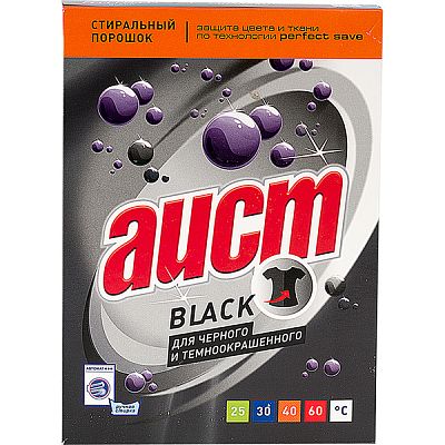 Стиральный порошок Аист Black для черного белья 400 г
