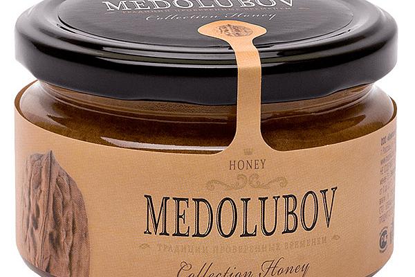  Крем-мед Medolubov с грецким орехом 250 мл в интернет-магазине продуктов с Преображенского рынка Apeti.ru