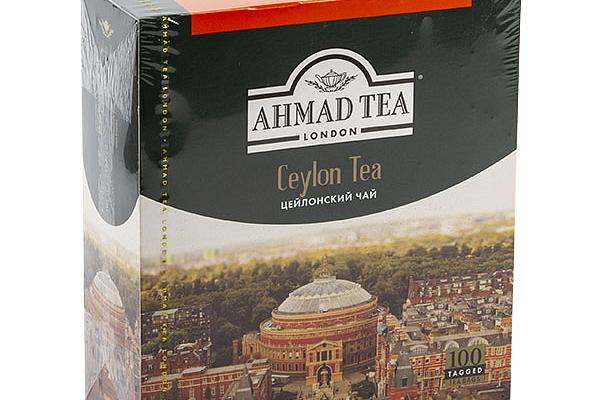  Чай черный Ahmad Tea Ceylon 100 пак в интернет-магазине продуктов с Преображенского рынка Apeti.ru