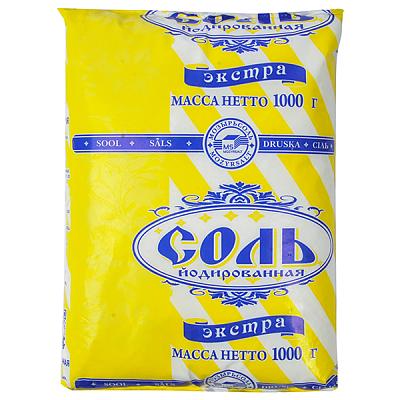  Соль Экстра Полесье йодированная 1 кг в интернет-магазине свежих фермерских продуктов Apeti.ru