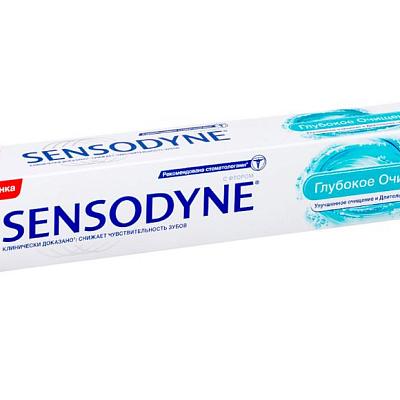 Зубная паста Sensodyne глубокое очищение 75 мл в интернет-магазине свежих фермерских продуктов Apeti.ru