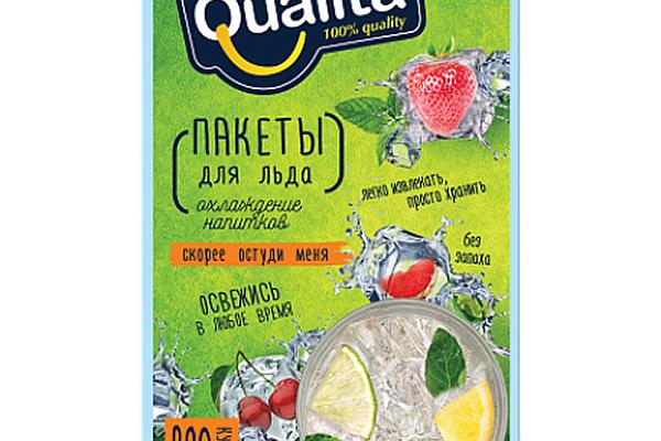  Пакетики для льда Qualita 280 кубиков 120x220x5 мм 1 шт в интернет-магазине продуктов с Преображенского рынка Apeti.ru